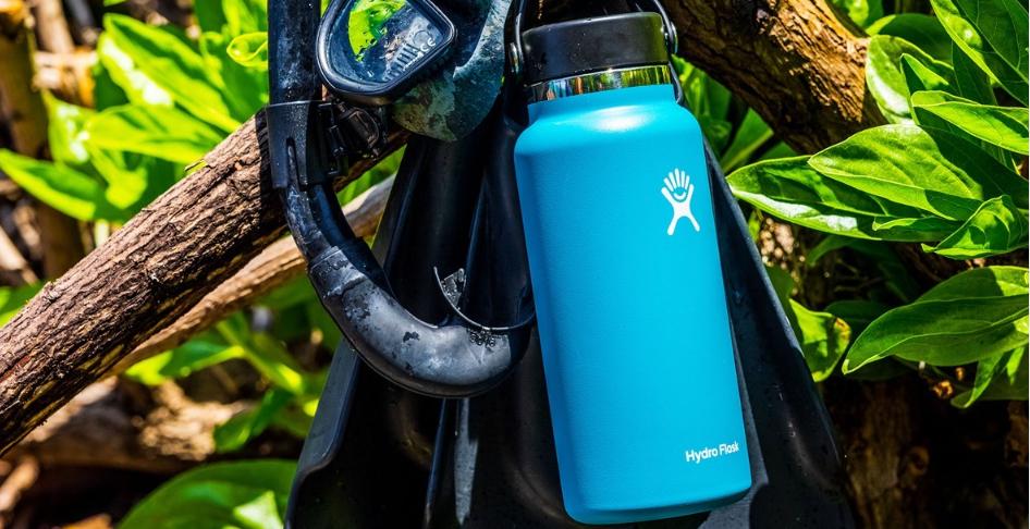 HYDRO FLASK 32 oz Wide Mouth Water Bottle with Flex Chug Cap