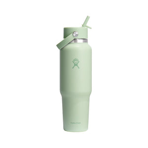 Wide Flex Straw Travel Bottle 40Oz - Aloe