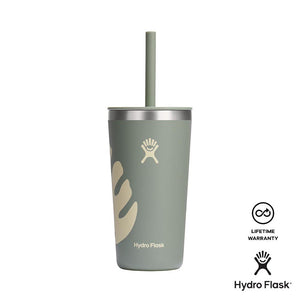 Hydro Flask 20 Oz All Around Tumbler with Straw Lid - Botanical Bliss Agave