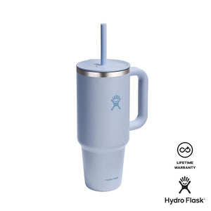 Hydro Flask 40 Oz All Around Travel Tumbler with Press-In Straw Lid - Surf