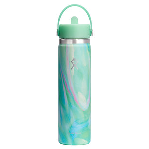 Hydro Flask 24Oz Wide Flex Straw Cap - Jelly LE - Jelly Green LE