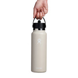 40 oz Wide Flex Straw Cap - Oat