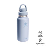 Hydro Flask 32 Oz Wide Mouth Bottle with Flex Straw Cap - Surf