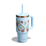 32OZ Travel Tumbler Western-Light Blue