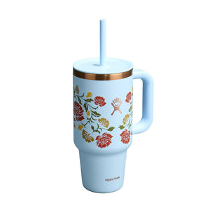 32OZ Travel Tumbler Western-Light Blue
