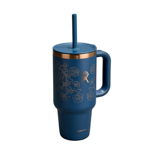 32OZ Travel Tumbler Western-Dark Blue