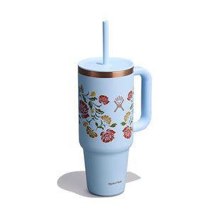 40OZ Travel Tumbler Western-Light Blue
