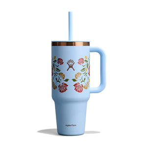 40OZ Travel Tumbler Western-Light Blue