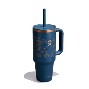 40OZ Travel Tumbler Western-Dark Blue