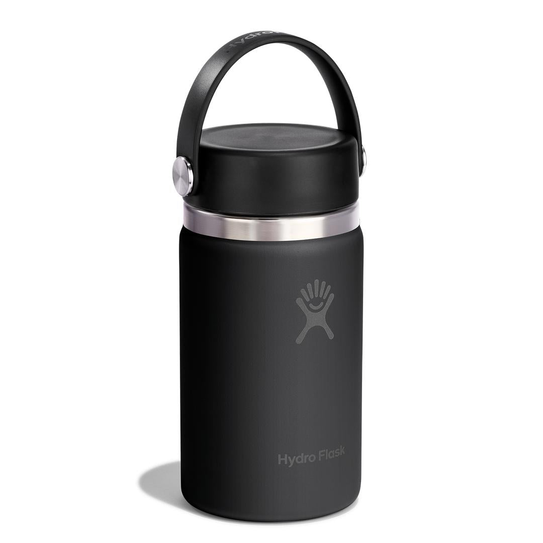 12 oz Wide Flex Cap - Black | Hydro Flask Singapore