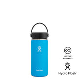 16 Oz Wide Mouth w/ Flex Cap - BLUE