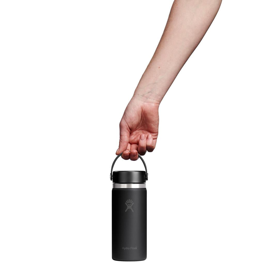 16 oz Wide Flex Cap - Black | Hydro Flask Singapore