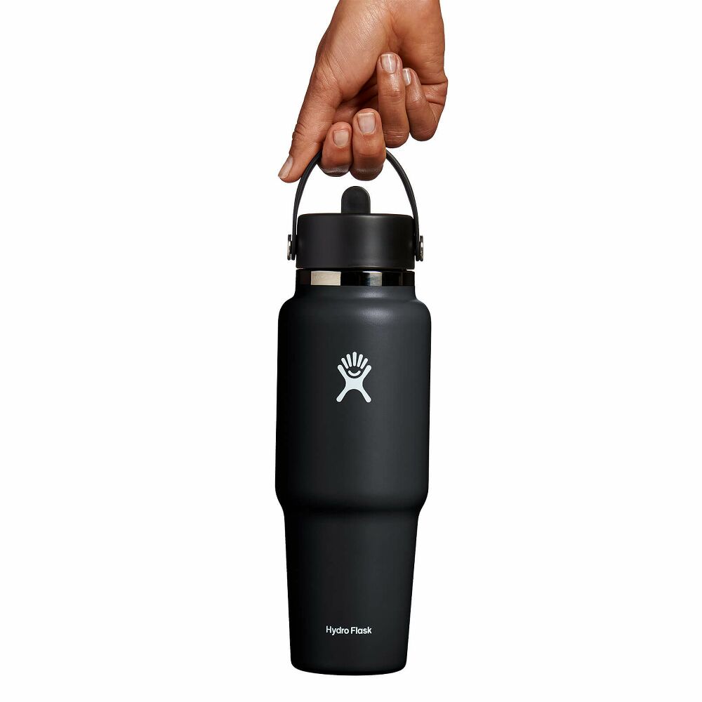 32Oz Wide Flex Straw Travel Bottle - Black | Hydro Flask Singapore