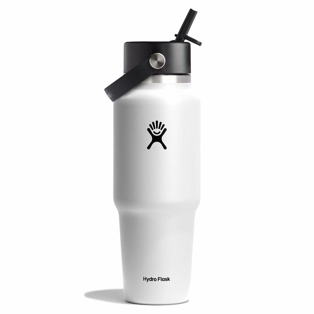 32Oz Wide Flex Straw Travel Bottle - White | Hydro Flask Singapore