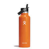 Hydroflask 21 oz Standard Mouth w/ Flex Straw Cap